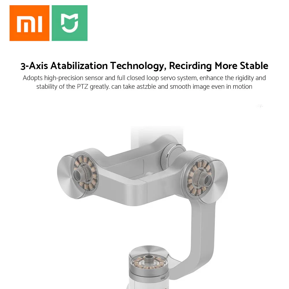 Новое прибытие экшн камера Xiaomi стабилизатор Мини SJYT01FM 3-осевой ручной шарнирный стабилизатор для камеры GoPro 5000 мА/ч, Батарея для активных видов спорта Камера и телефона Mix 2/2 S