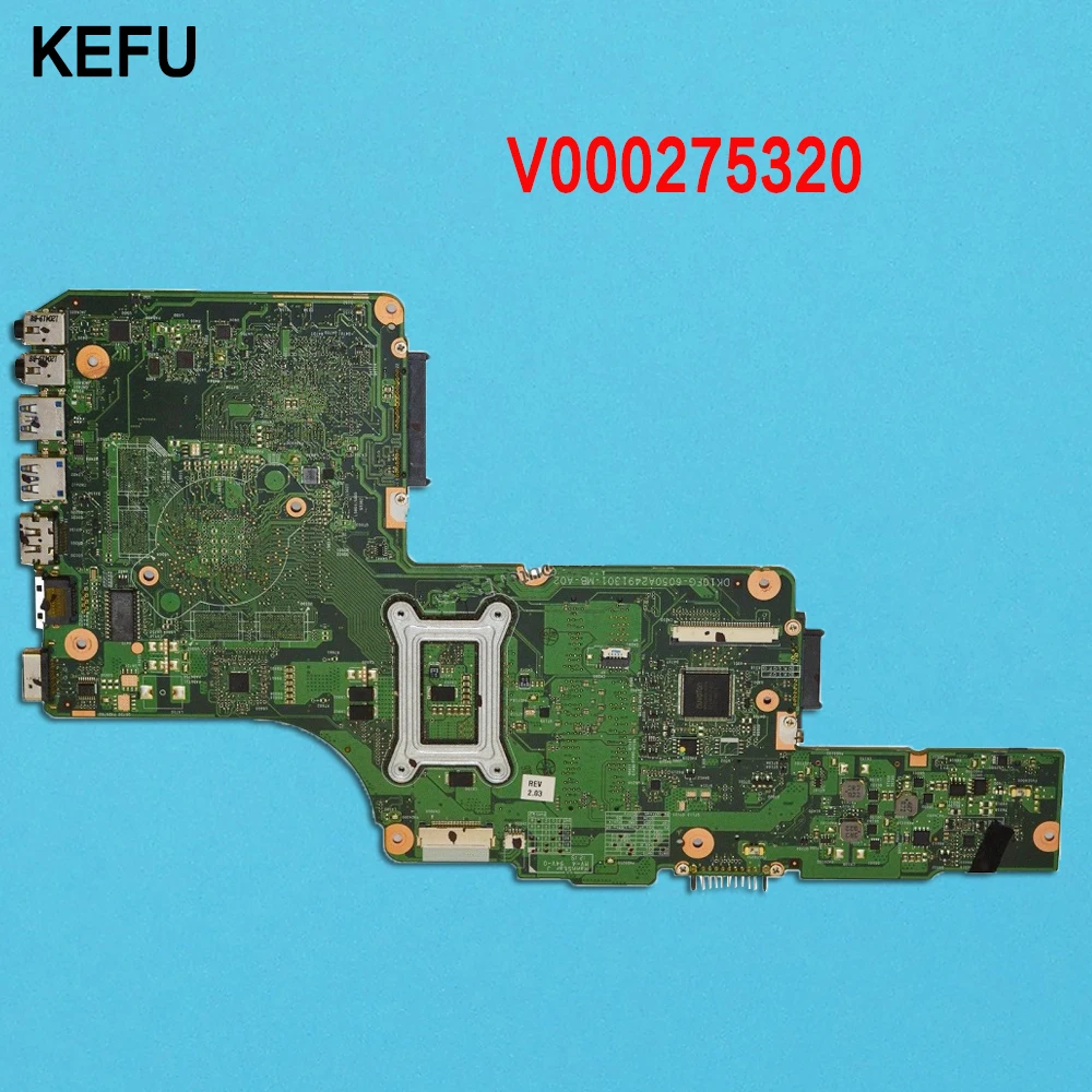 Kefu материнская плата для ноутбука Toshiba Satellite C855 C850 L850 Материнская s989 V000275320 100%