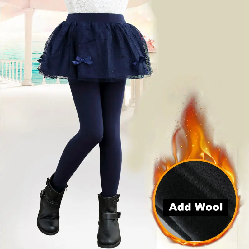 Юбка для девочек с леггинсами Сезон осень-зима 2018 детские штаны многослойной