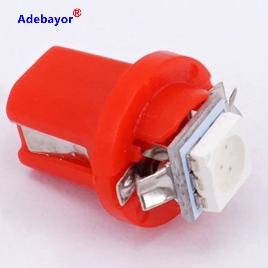 10 шт. B8.5D 5050 509T 1 SMD СВЕТОДИОДНЫЙ Автомобильный датчик Speedo Dash lamb b8 5 светодиодный