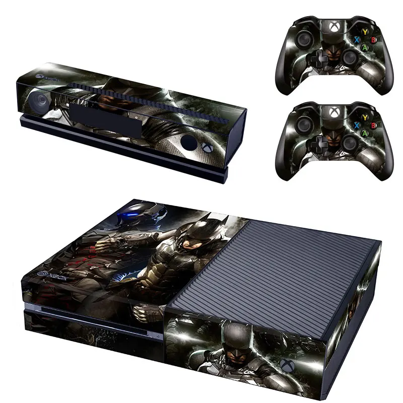 Наклейки с Бэтменом для Microsoft Xbox One + 2 контроллеров Kinect Skin стикеры игровые