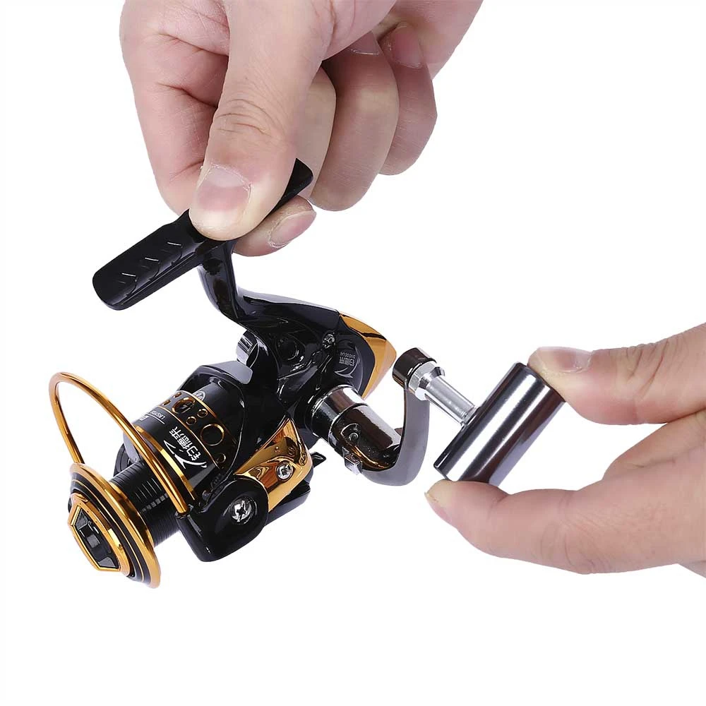 Диао de лай 12 + 1 мяч Подшипники катушки колеса снасти Металл Катушка Спиннинг