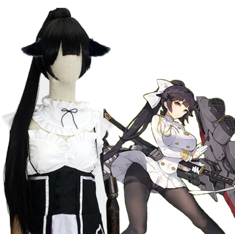 Женские парики для косплея Atago And Takao Хэллоуина карнавала Косплея|Реквизит