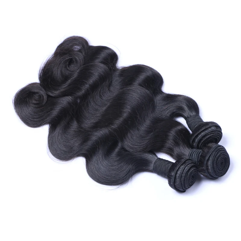 Класс 7А Малайзии Девы Волос С Закрытием объемная волна 4 шт. Много малайзийский