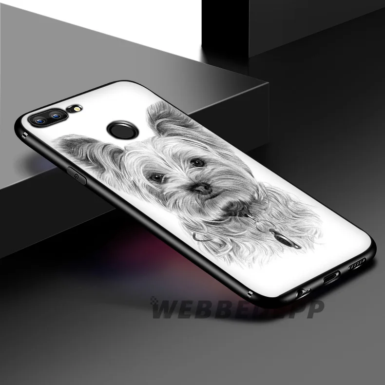 WEBBEDEPP Yorkshire terrier Dog Cute Soft Silicone Case for Huawei Honor Mate 20 10 8X 8C 8 6A 7A 7X 7C Lite Pro TPU |