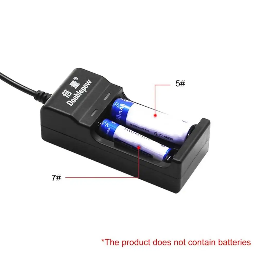 Doublepow Universal 2 Slots Intelligent Rapid USB Charger AA AAA Rechargeable Battery With LED Indicator Light | Электроника