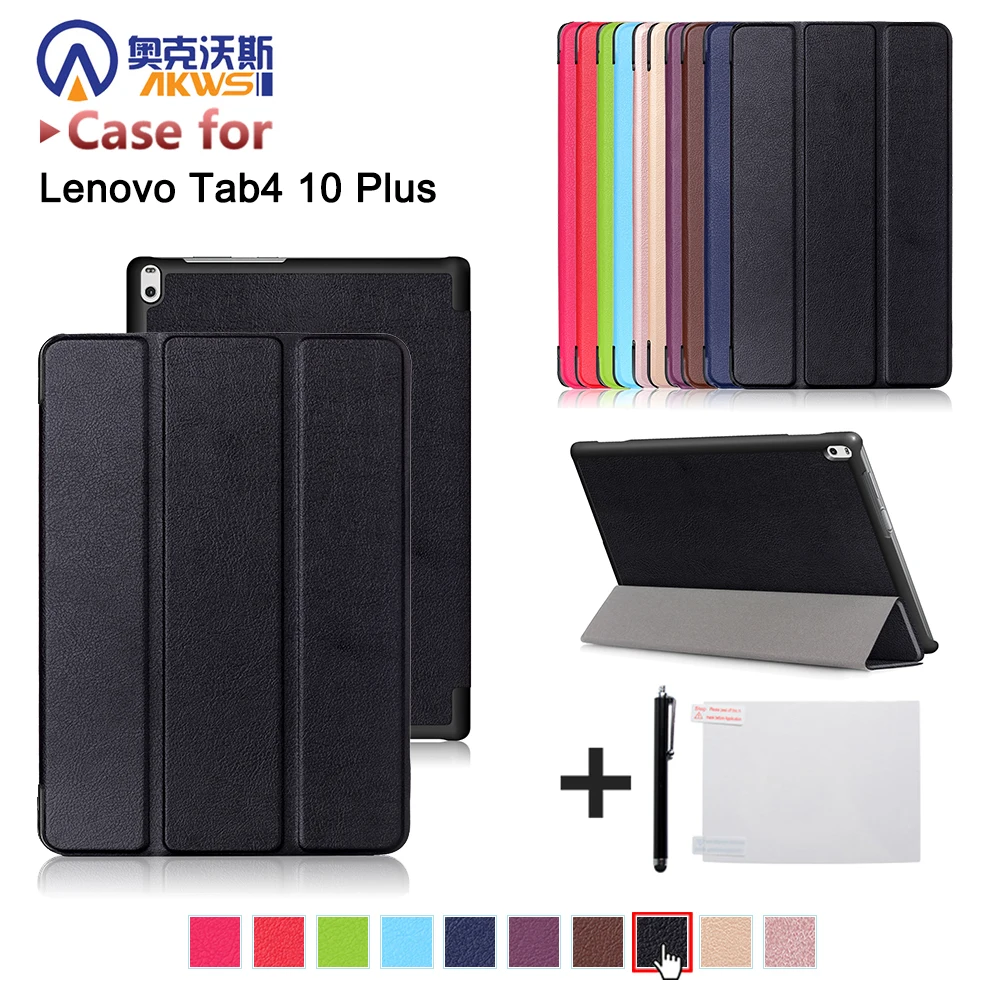 Чехол для Lenovo TAB 4 10 Plus защитный чехол с принтом планшета TB-X704N выпуска 2017 + подарок |