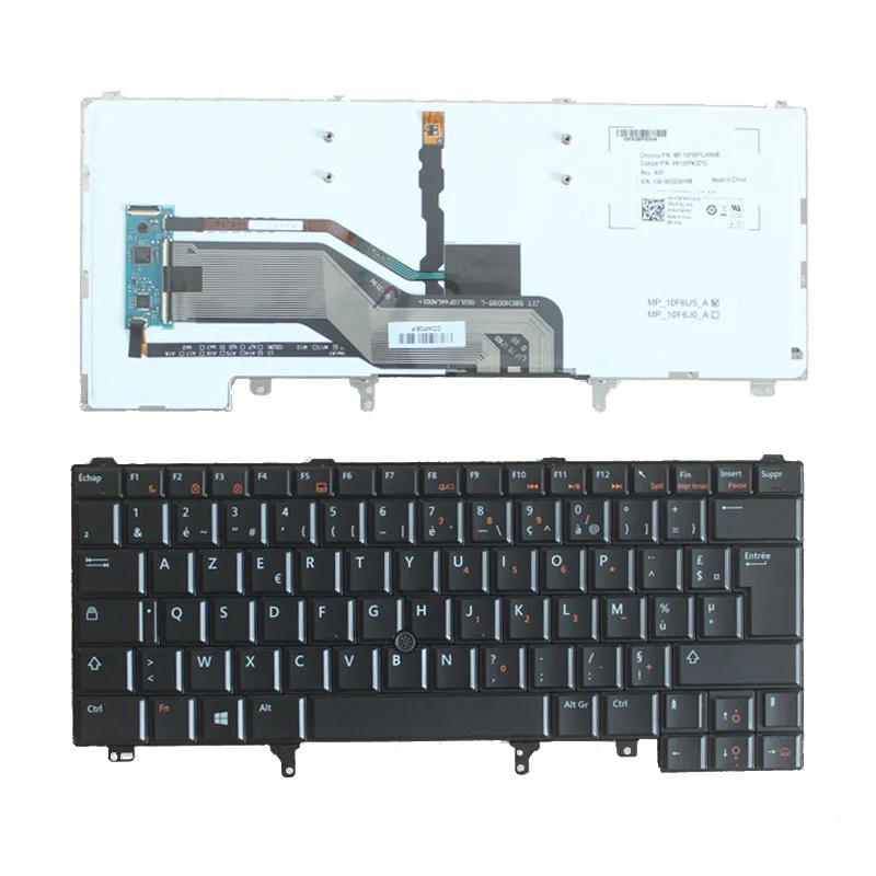Новая Французская клавиатура ноутбук для Dell Latitude E5420 E5430 E6220 E6230 E6320 E6330 FR Клавиатура с подсветкой/лазерный указатель