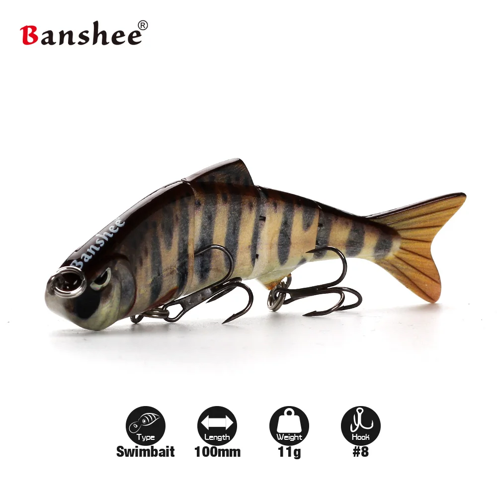 Воблеры Реалистичная рыболовная приманка Мульти соединенная Swimbait VMJ04 4 медленное