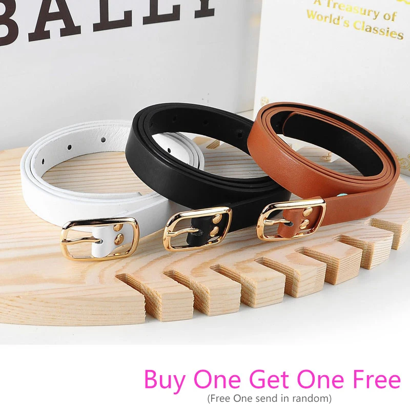 

Buy1 Get 1Free Fashion Belt Metal Buckle PU Leather Slimming Belts for women 2019 Waistband Ladies female belt Cinto Feminino