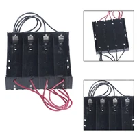 4 slots 18650 wired battery holder box 1 slots power battery storage case box holder leads rechargeable battery case