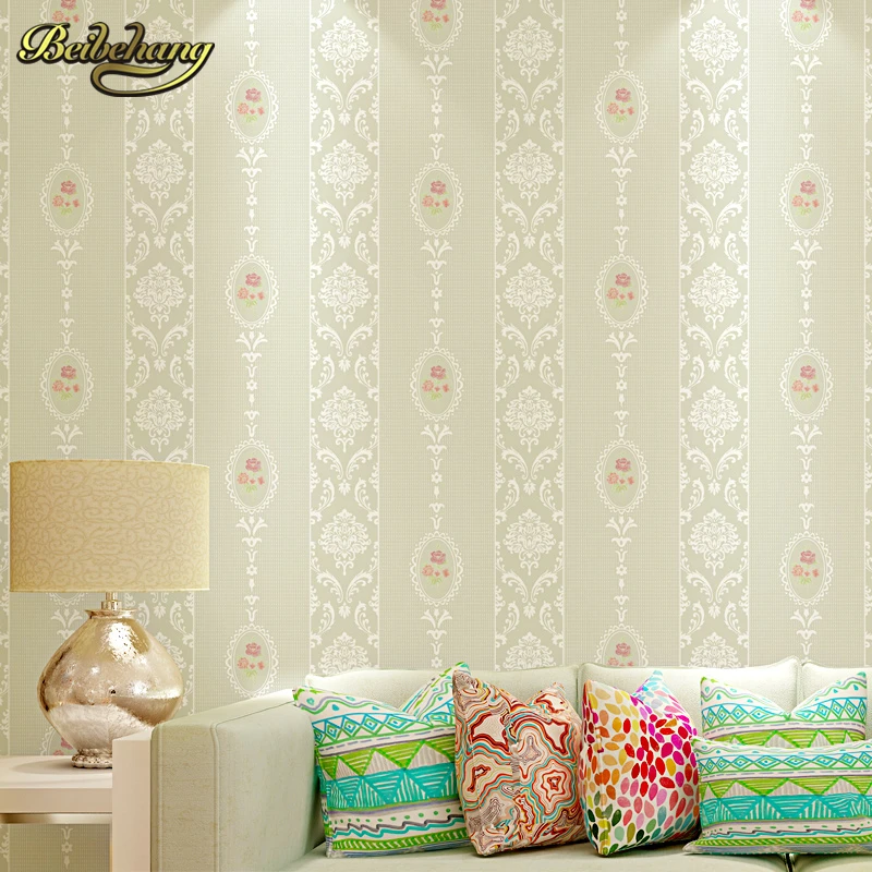 Обои в полоску обои для телевизора 3D флокированные тисненые рулон tapete papel de parede