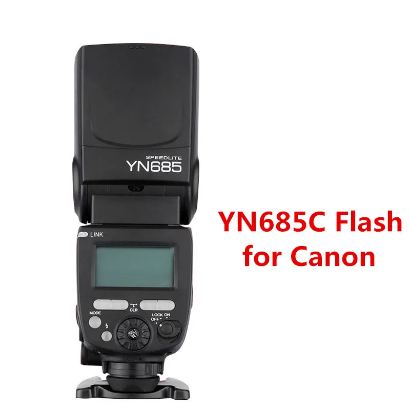 YN685C for Canon YONGNUO YN685 E-TTL Вспышка Speedlite 1/8000s радио Slave режим вспышка светильник YN685C YN685N для Canon Nikon YN622N YN560-TX RF603 II - Цвет: YN685C for Canon