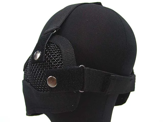 Пейнтбольная маска черного медведя пейнтбольная в стиле летучей мыши охотничьи