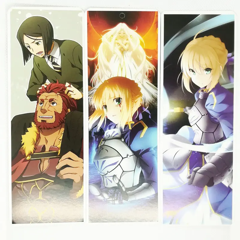 36 шт./компл. аниме Fate stay night Бумага Закладка для книги канцелярские принадлежности закладки книжные держатели карты сообщения подарочные канцелярские товары
