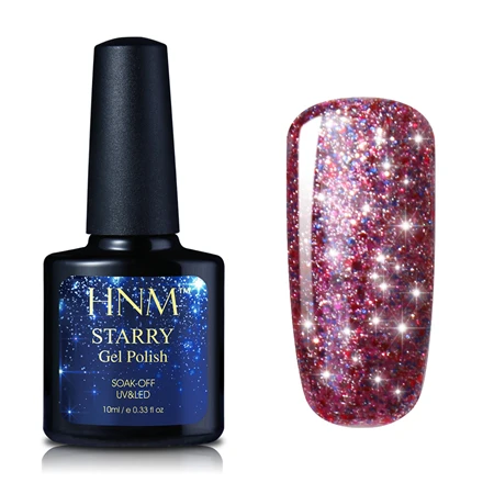 6615 HNM 10 мл Звездный Bling лак для ногтей УФ замочить от блеск клей Лаки Hybird праймер эмаль Lucky лак Nagellak гель лак чернила - Цвет: 6615