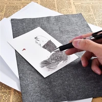 qipa 100 pcsset a4 size thin painting accessories legible tracing reusable copy clear high quality graphite carbon paper