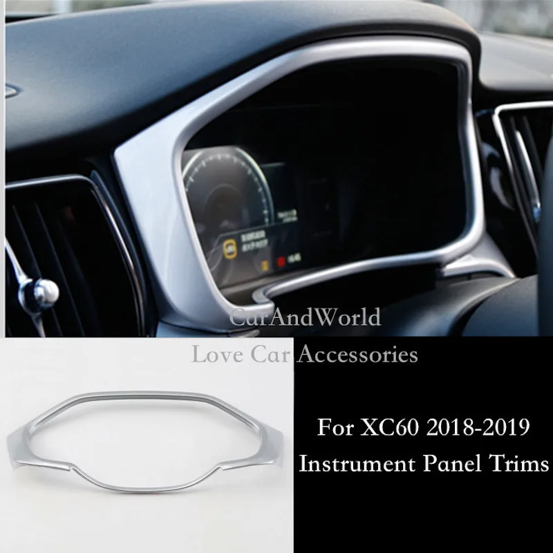 Хромированные автомобильные аксессуары для Volvo XC60 2018 2019 панель внутреннего
