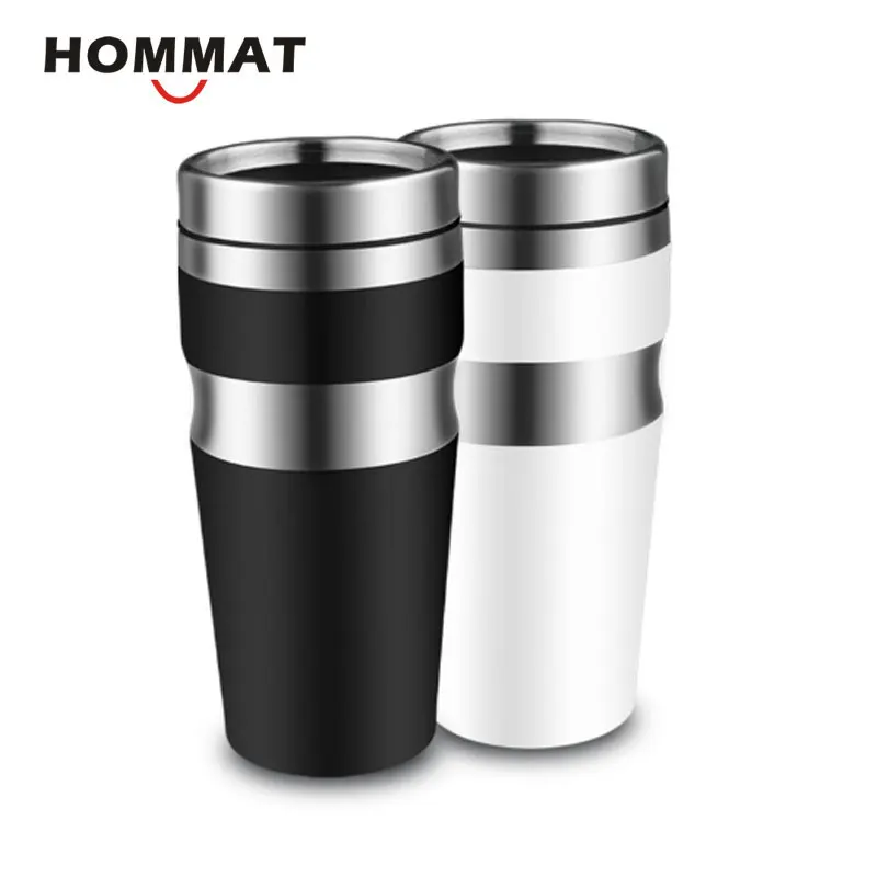Double Wall Stainless Steel Travel Mug Tea Cup Coffee Water Bottle Tumbler Mugs 450 ml 15 oz for Camping Hiking Cups | Дом и сад