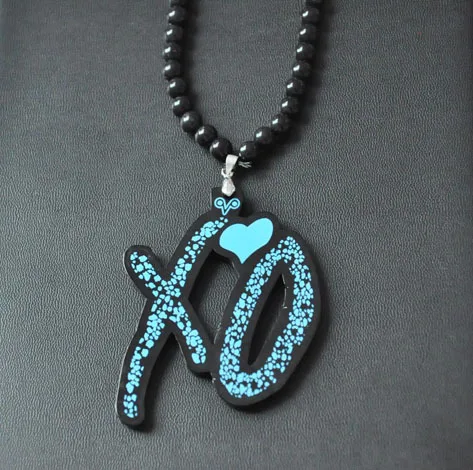 New product manufacturers selling HIPHOP acrylic XO pendant necklace free shipping | Украшения и аксессуары