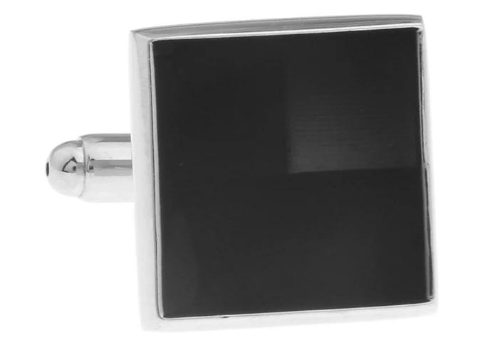 Мужские черные запонки iGame розница по заводской цене латунные с эмалью