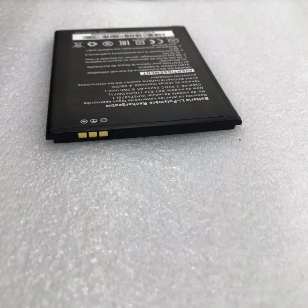 2018 Новый BAT E10 (1ICP4/58/71) 2420 мАч Батарея для acer жидкости Z530 Z530S LTE T02 сотовый телефон