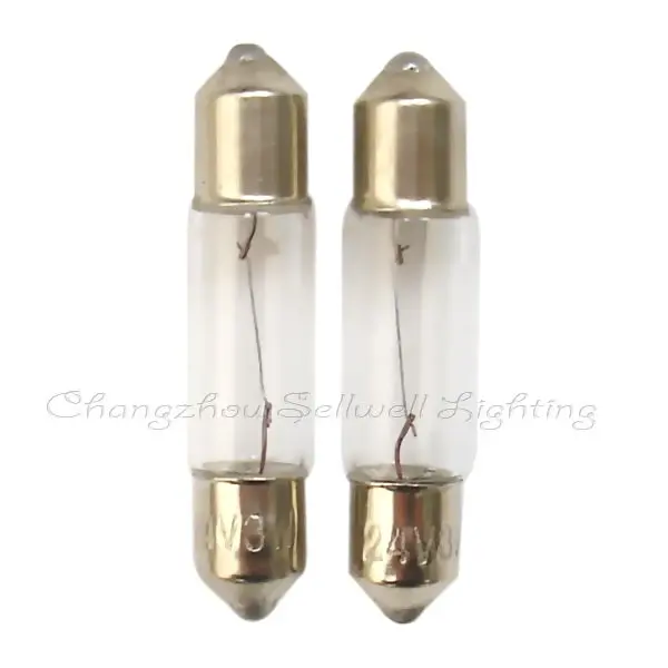 Новинка! Автомобильные лампы 24 в 3 Вт 6x30 Бесплатная доставка B027|light bulb|bulb 24v 3wbulb |
