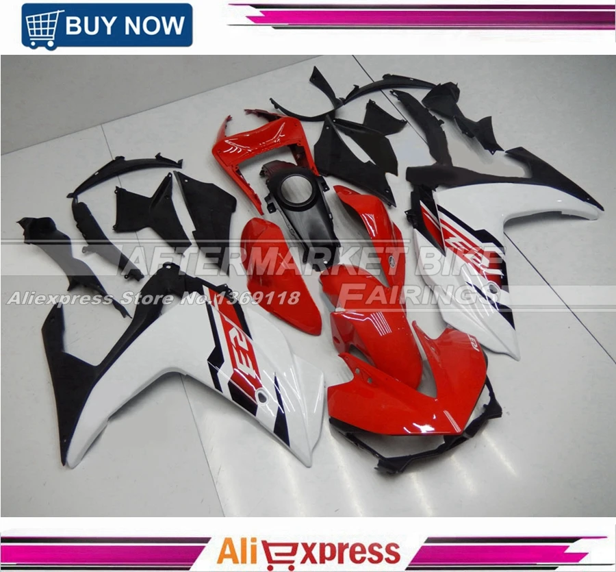 

Полный Мотоцикл Обтекатели для Yamaha R25 R3 15 16 лет 2015 2016 ABS пластик впрыска обтекателя комплект быстрый-Красный-и-жемчужно-белый