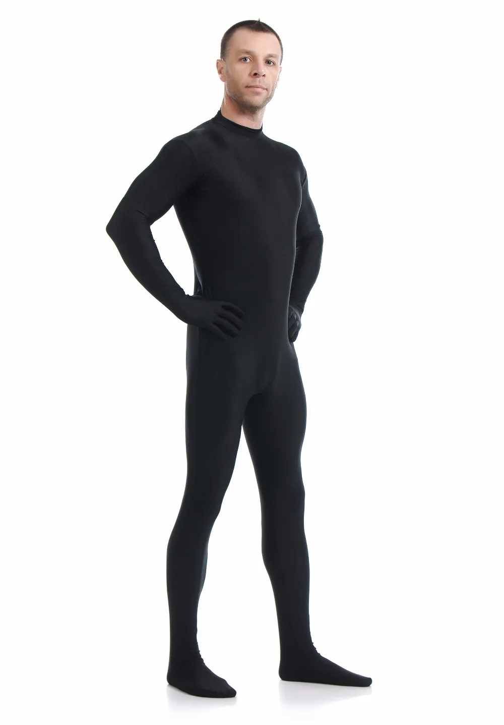 Обтягивающие костюмы из лайкры Zentai, черный костюм без капюшона, гимнастическое трико из спандекса, мужские костюмы для косплея, боди для детей и взрослых