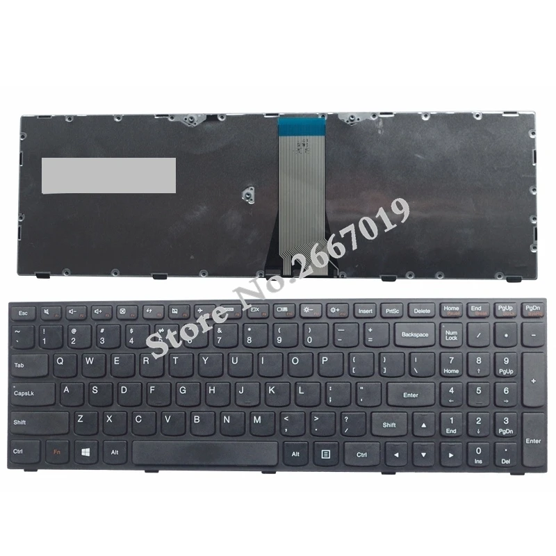 Новая английская клавиатура для ноутбука LENOVO Z50 70 70A 75 80E Z51 G50 B50 70|laptop keyboard|replacement