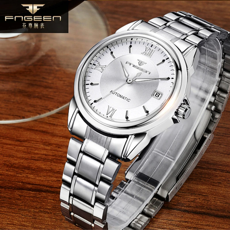 FNGEEN мужские часы автоматическая техника рубиновые подшипники дизайн