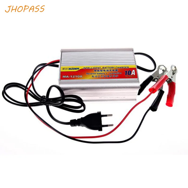 12V10A умная свинцово-кислотная батарея светодиодный экран зарядное устройство для