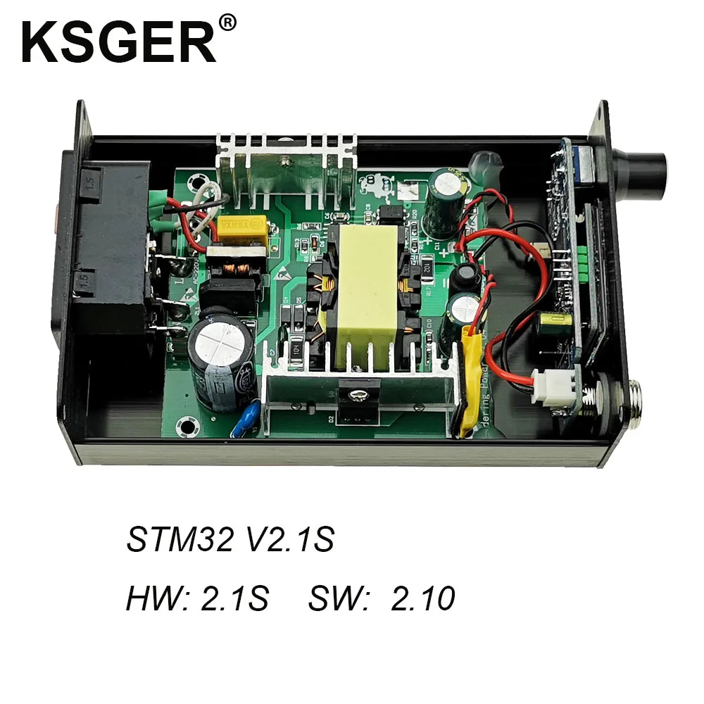 Паяльная станция KSGER T12 STM32 V2.1S паяльный инструмент с OLED контроллером наконечники
