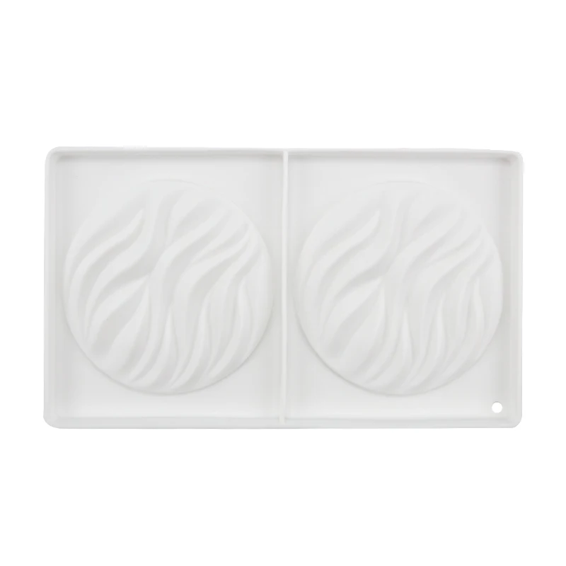 Силиконовая форма для выпечки торта инструмент украшения 3d формы волн кексов