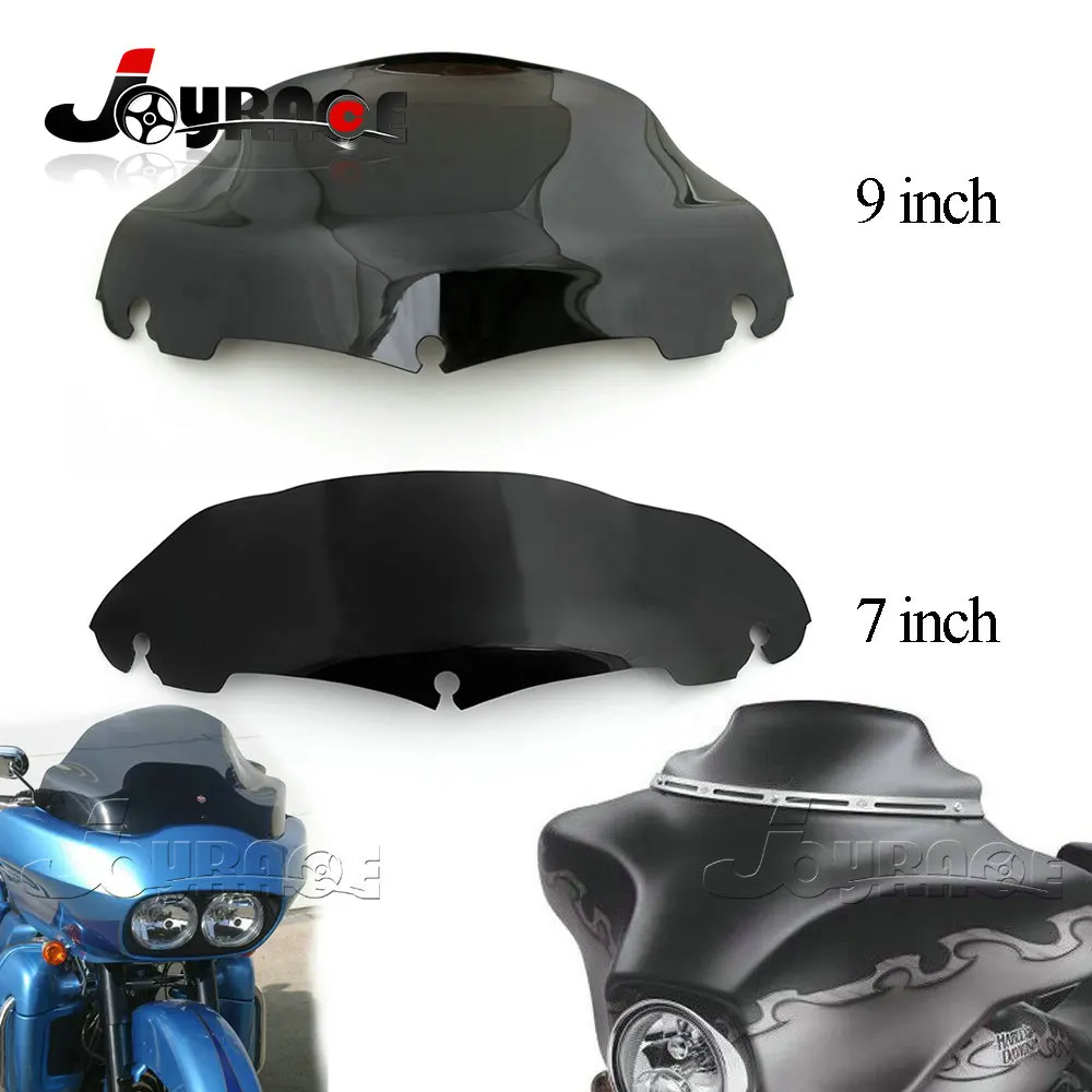 7 &quot9&quot волна лобовое стекло ветровое для Harley Electra улица скольжение туризм FLHT FLHTC