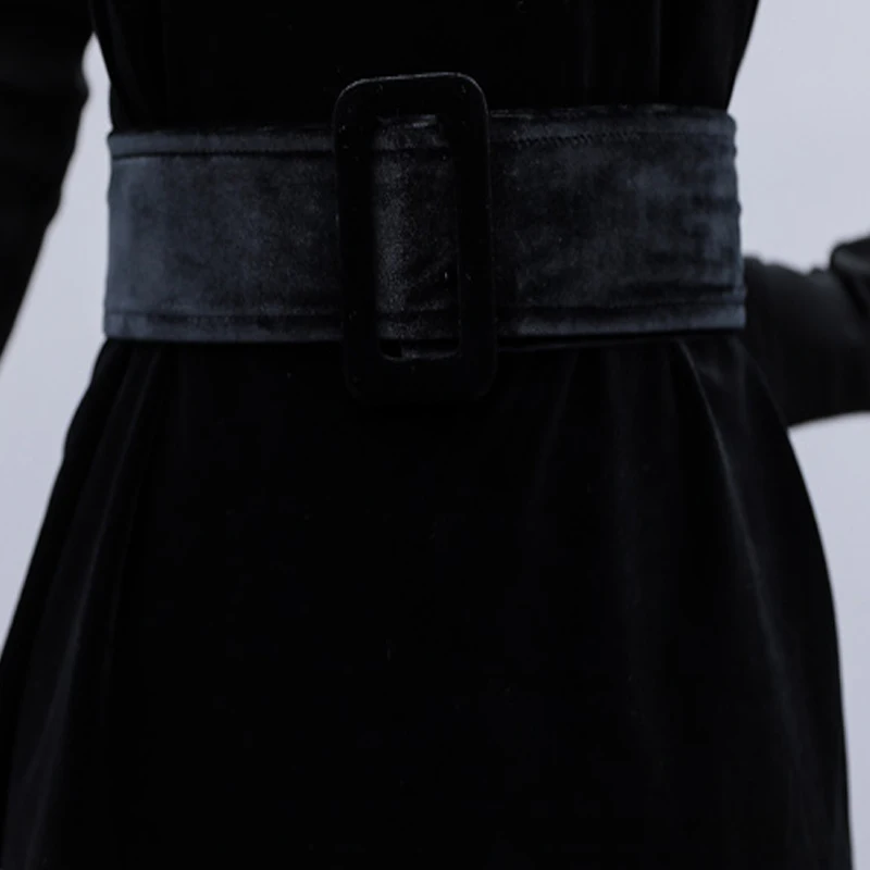 Женский комплект из 3 предметов Бархатный со штанами на осень и зиму элегантный