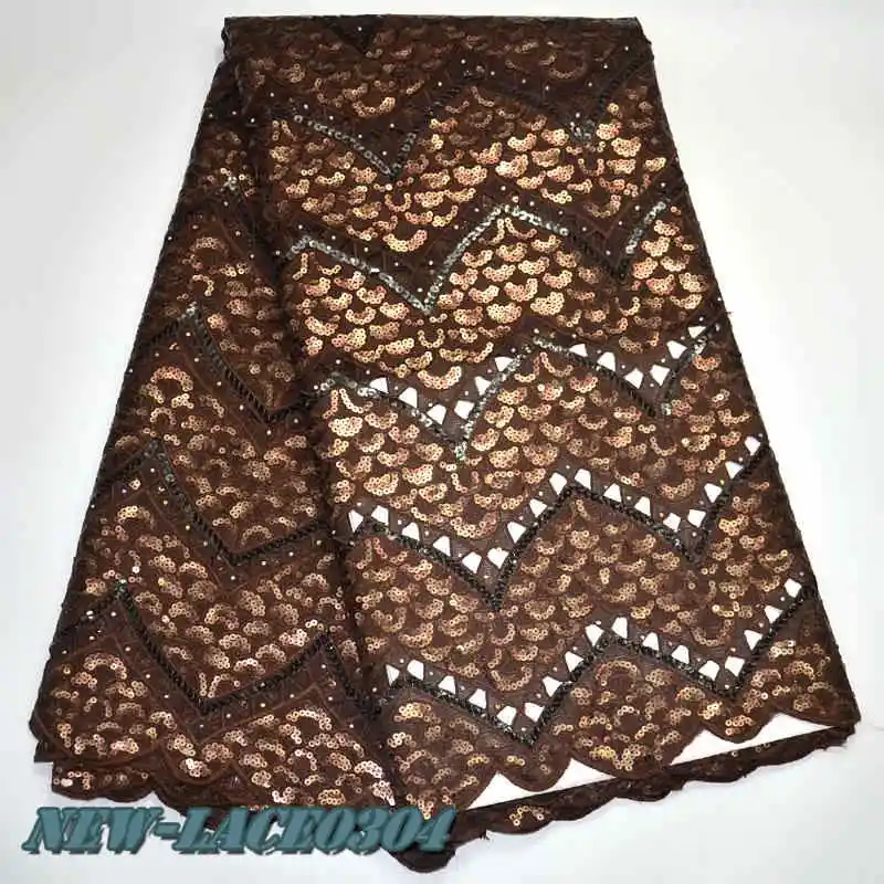 Африканская ткань из органзы 2019 двойная кружевная блестки швейцарская вуаль