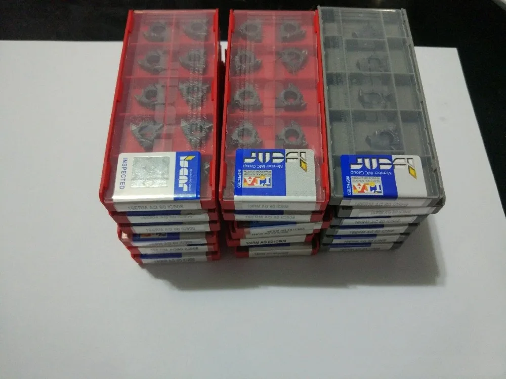 100 шт. Iscar 16ERM AG60 IC908 внешний Indexable CNCTungsten Карбид резьбы Токарные вставки|lathe inserts|carbide