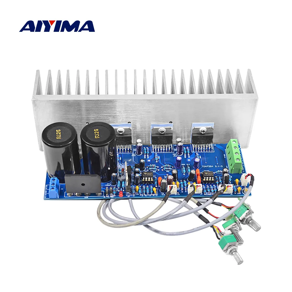 

AIYIMA TDA7294 Subwoofer Speaker Amplifier HiFi 2.1 Power Sound Amplifier Audio Board Mini Amp 80Wx2+100W DIY Home Sound Theater