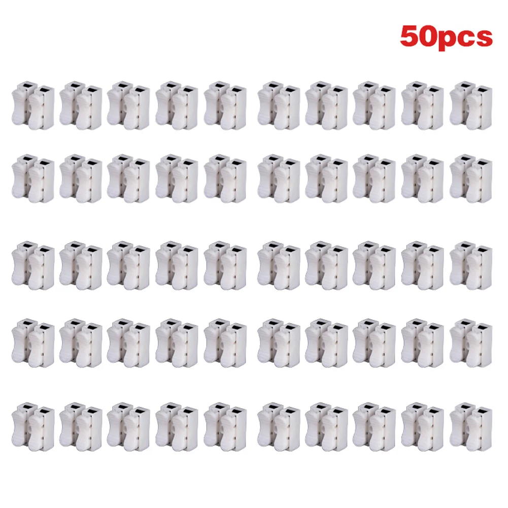 50pcs 22/10/30/50 шт в наборе, быстрый зажим для обжимная Клемма Замена провод разъем для 0,5-3,5 провода WWO66 - Цвет: 50pcs