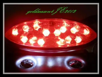 Хромированный Светодиодный задний стоп светильник для мотоцикла Chopper Custom movement Dirt