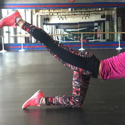 Women Patchwork Gym Sports Running Yoga Pants Pantalon Mujer Female Compression Fitness Trousers Joggers Elastic Leggings Tights |