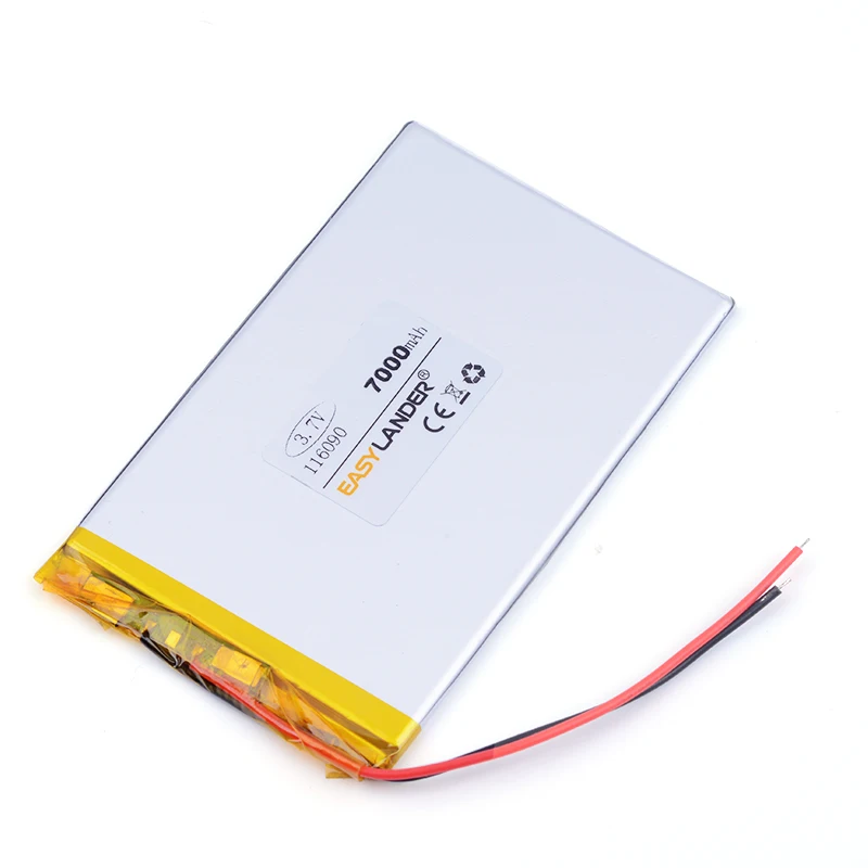 3 7 v батарея 116090 7000mAh для GPS PSP DVD PAD Электронная книга планшетный ПК power bank видео