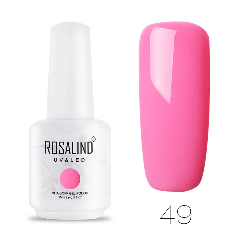 RH49 ROSALIND Гель-лак для ногтей Набор для маникюрный лак Vernis полуперманентный УФ все для ногтей искусство основа грунтовка Гель-лак верхнее покрытие - Цвет: RH49