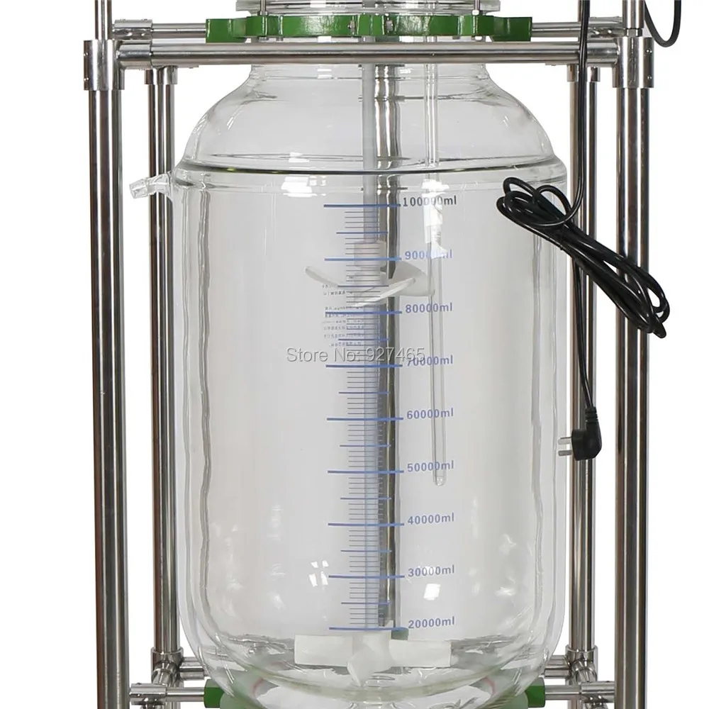 100L рубашкой химический стеклянный реактор|reactor| |