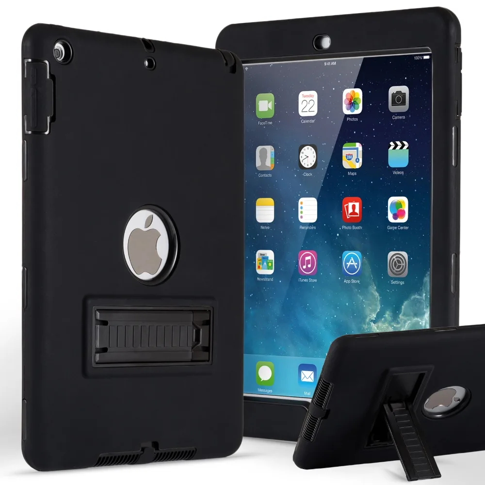 Противоударный бампер кронштейн силиконовый PC Smart Cover чехол для Apple iPad 2/3/4 mini 1 2 3 A1893 A1822 A1432