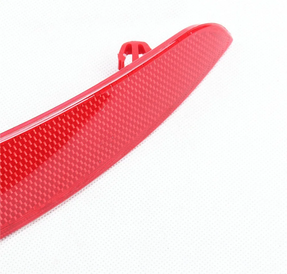 Левый и правый темно красный задний маркер бампер отделка декоративный