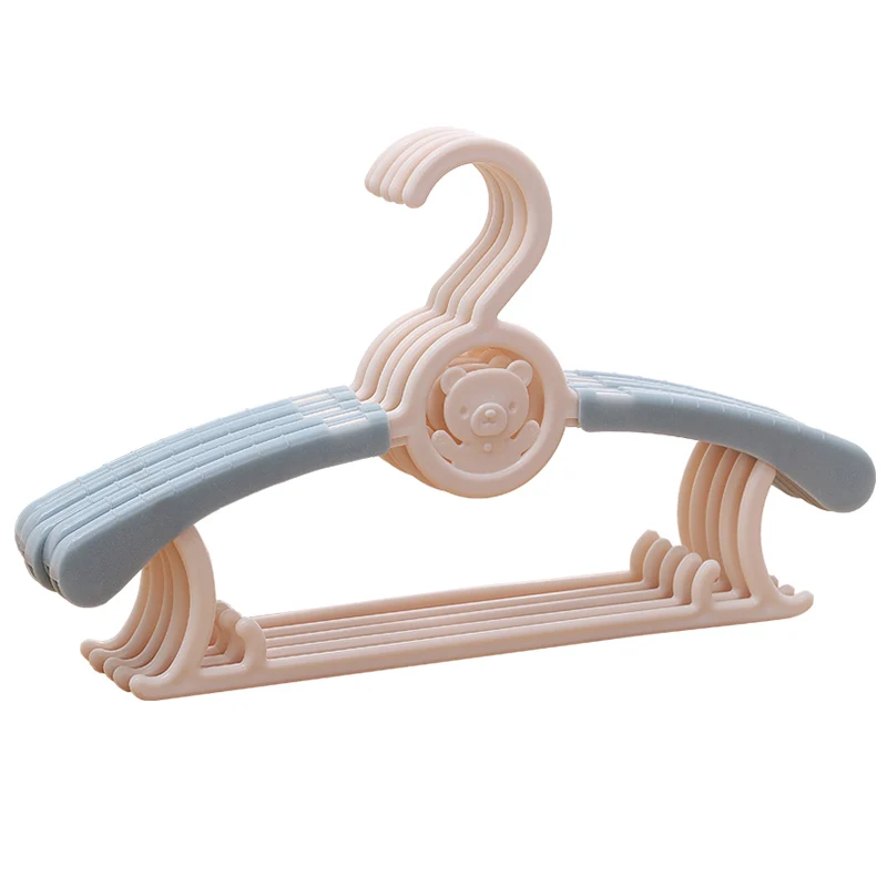

10pcs/lot Baby Plastic Hangers For Clothes Scaling Multi-function Hanger Children Clothes Hanger