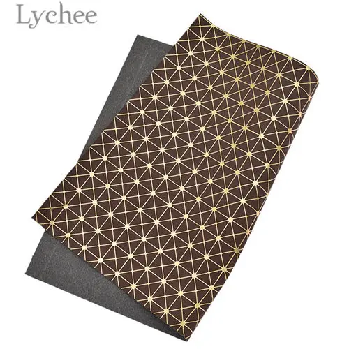 4 Lychee Life 29x21 см A4 плед искусственная кожа тисненая синтетическая кожа для обивки DIY швейный материал для сумок одежды - Цвет: 4