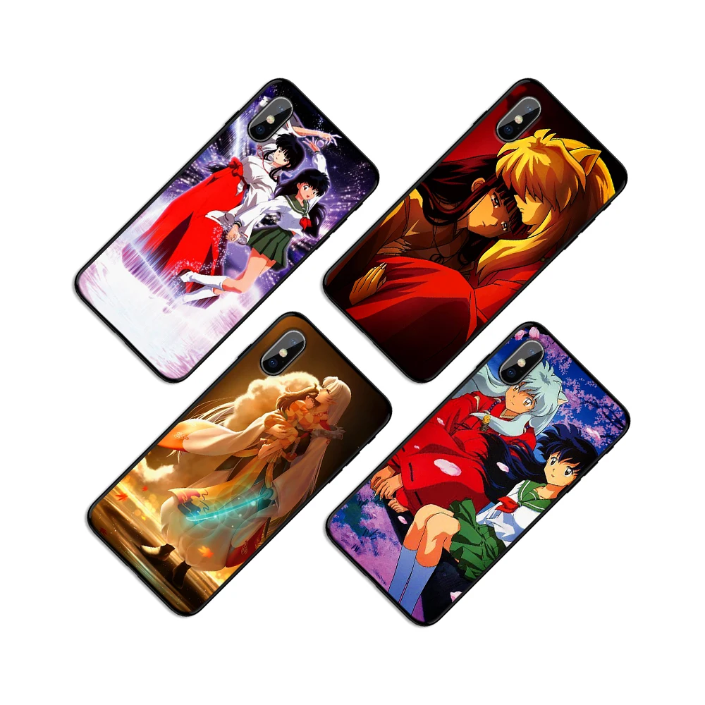 Inuyasha вишня в цвету мягкая термополиуретановая крышка-чехол для Apple iPhone 6 6S 7 8 плюс 5